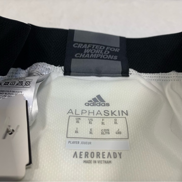 Adidas Men Football Alphaskin Force 5 Pad Girdle White X-LARGE NWT - Picture 8 of 10